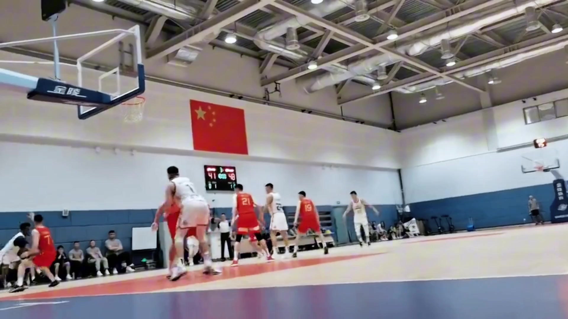 上半场仅得36分！中国男篮逆袭南京同曦热身赛精彩片段！